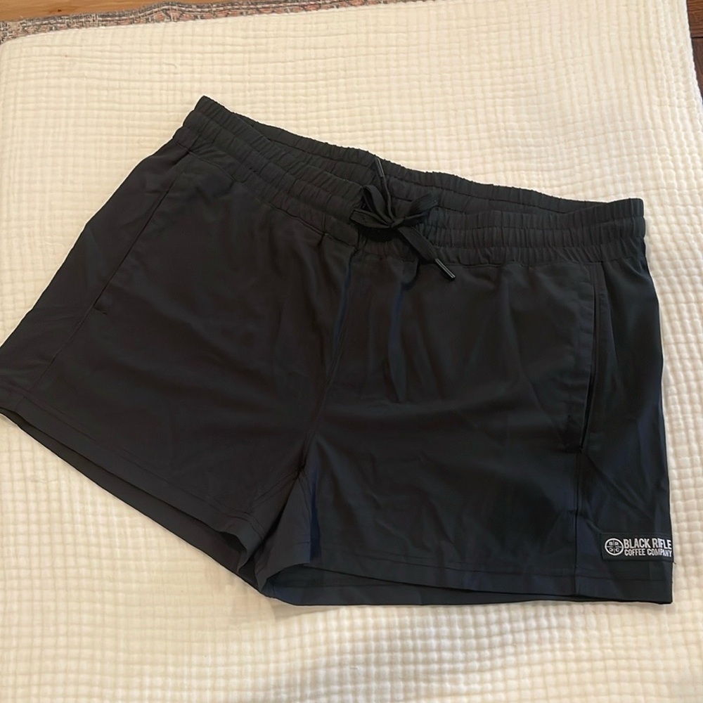 Black rifle coffee company/ BRCC shorts in black, size large